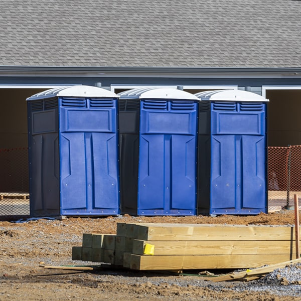 are there any restrictions on where i can place the porta potties during my rental period in Leona Kansas